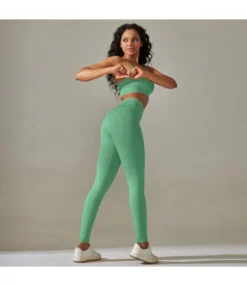 Seamless Solid Color Crop Tops High Waist Leggings Sports Suit Wholesale Womens Clothing N4623070500055 -Women Clothing Sales Store O1CN01e2qt3l1I2TYO7dbyF 2206387370835 0 cib