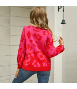 Leopard Print Patchwork Fashion Crew Neck Sweater Wholesale Womens Tops N5923070300149 -Women Clothing Sales Store O1CN01gcYOxk1trRQOi1Hzq 2747575955 0 cib