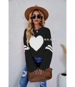 Loose Round Neck Heart Print Long Sleeve Knit Sweater Wholesale Womens Tops N5923053100004 -Women Clothing Sales Store O1CN01nAXZln29NF1KfYWhs 4040548055 0 cib 4