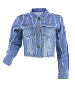 Fashion Long Sleeve Striped Single-Breasted Denim Jacket Wholesale Womens Clothing N5923090500027 -Women Clothing Sales Store O1CN01qMgiYp2N8xHryPFAW 4277689919 0 cib 5