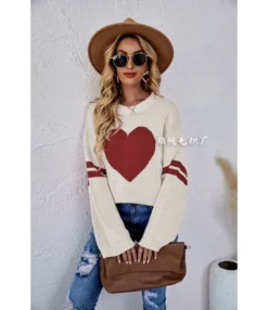 Loose Round Neck Heart Print Long Sleeve Knit Sweater Wholesale Womens Tops N5923053100004 -Women Clothing Sales Store O1CN01seaCpj29NF1qOcRb3 4040548055 0 cib 4