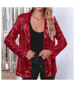Casual Cardigan Lapel Long Sleeve Sequin Blazer Wholesale Womens Clothing N5923081800034 -Women Clothing Sales Store O1CN01zzRGAh1rRfvRrDL36 2200855815628 0 cib 5