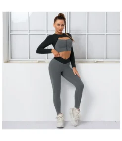 Colorblock Short Tops & Leggings Athletic Suits 2pcs Sets Activewears Wholesale Workout Clothes SON534888 -Women Clothing Sales Store a01bd154 645c 42b1 bf9d 35d74c2fa322 863c2dd62f68ed0c4defd60d45a9414e