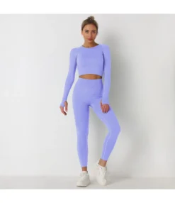 Knitted Solid Color Seamless Long-Sleeved Tops & Leggings Sports Fitness Yoga Suits Wholesale Activewear Sets SON539918 -Women Clothing Sales Store a0242326 8fd9 4d2d bbdf aa8e169c122d 5543f17d9822532fa36d9b72dd9a1952