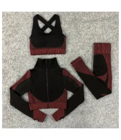 Seamless Knit Yoga Suits Sexy Butt Lift Fitness Sports 3pcs Sets Wholesale Activewear SON536995 -Women Clothing Sales Store a19cc490 3449 43d0 9690 8b4f05af6368 7302129d6c289462f9bc42e8233d4101