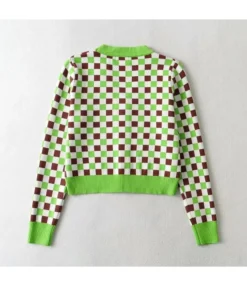 Vintage Checkered V-Neck Knit Sweater Single Breasted Long Sleeve Short Wholesale Cardigans SOUN561685 -Women Clothing Sales Store a4c99b55 84ac 4858 b851 e0663ad546a6 O1CN018QiltL1VgrLX2XYeB 3952642683 0 cib