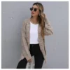 Fashion Women Coat Long Sleeve Mid Length Cardigan Sweater Wholesale Clothing Vendors SOUN360719
