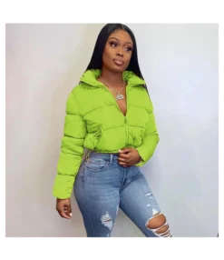 Fashion Standing Collar Long Sleeve Warm Short Down Jacket Wholesale Coats SOUN562145 -Women Clothing Sales Store a5ea19e4 a912 43dc b850 5ab169b84c6e 4d2010b4c02e2c74aea405d542167b01