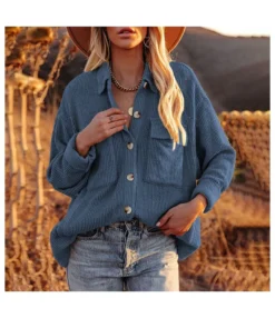 Women Solid Color Lapel Long Sleeve Cotton Linen Fashion Shirts Wholesale ST202679 14 Women Solid Color Lapel Long Sleeve Cotton Linen Fashion Shirts Wholesale ST202679 -Women Clothing Sales Store a7d7c8f8 2d98 4d28 b38c 8b0e5fea64b5 1D64D56CE5B9ED8DBD112BE5336BD0A3