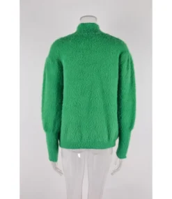 Long Sleeve Casual Pullover Furry Solid Color Knit Sweater Wholesale Women'S Top -Women Clothing Sales Store a808399dcb324698a09db03801140026