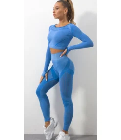 Seamless Knitted Breathable Tops Leggings Fitness Yoga Suits Wholesale Activewear Sets -Women Clothing Sales Store aa6c174a 2e18 4135 91d3 ff88218f1cdd c1f4fca216874398cb915e9a6c9eae5a