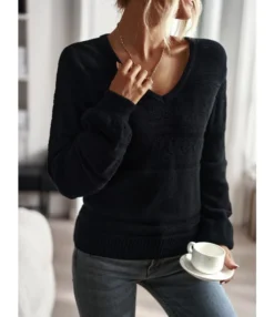 Casual V-Neck Solid Color Long Sleeve Wholesale Sweaters STN562371 19 Casual V-Neck Solid Color Long Sleeve Wholesale Sweaters STN562371 -Women Clothing Sales Store acfcf980 80f3 427d b65a fb8c4534c5c2 513450fba9cddc3308e2cdd6353e6fb1