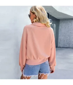 Casual Lapel Long Sleeve Tops Solid Color Slim Wholesale Sweatshirts STN562266 -Women Clothing Sales Store af45a0ad c1df 4ab1 a8fb e5159988fb3d df81e2b1242ae69d02a369d3aec5c730