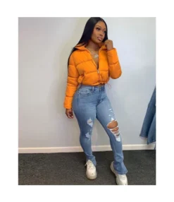 Fashion Standing Collar Long Sleeve Warm Short Down Jacket Wholesale Coats SOUN562145 -Women Clothing Sales Store b2e8fdef 2e0e 414f a4ad dc488fb76185 84277350aa4082834512a69a25b6b4cf