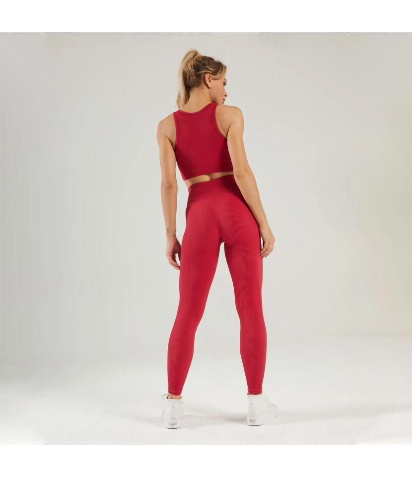 Seamless Knitting Sports Yoga Activewear Wholesale Two Piece Sets Outfits Women Fitness SO230139 6 Seamless Knitting Sports Yoga Activewear Wholesale Two Piece Sets Outfits Women Fitness SO230139 - Image 6