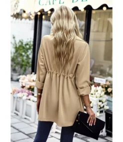 Fashion Lapel Drawstring Trench Long Sleeve Slim Solid Color Wholesale Coats SOUN562273 -Women Clothing Sales Store b66f49f1 f344 4dad 91eb 1bd9bf32df04 d4397a312cc8e30ac4973fbc18e44e6b