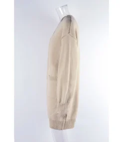 Simple Knitted Solid Color Pocket Mid-Length Sweater Cardigan Wholesale Women'S Top N4623070300161 -Women Clothing Sales Store b6e825828ccf4472a858b03b01124da3