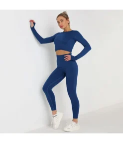 Knitted Solid Color Seamless Long-Sleeved Tops & Leggings Sports Fitness Yoga Suits Wholesale Activewear Sets SON539918 -Women Clothing Sales Store b7d699d2 aed1 4490 9ec8 561f1f283bc1 47195e39950b58d6c1451f93d055e8e4