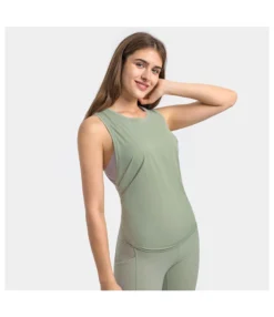 Fashion Yoga Tank Top Fitness Running Straps Quick-Drying Breathable Loose Sleeveless Solid Color Wholesale Womens Activewear STN560406 -Women Clothing Sales Store b8332288 98c8 49b4 a2bf ba759dd97cbf 81e4cc353ecb4b45f83114f9e58e134f