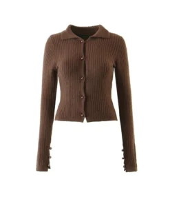 Lapel Bead Knitted Cardigan Slim Long-Sleeved Sweater Wholesale Womens Tops SSWN536473 -Women Clothing Sales Store bcdb02a1 18dd 4f36 bfe2 b0948dd9ed04 f7afb1ddc33eda4d3125a0862f00e4eb