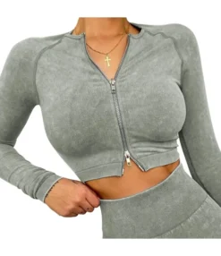 Seamless Sports Yoga Wholesale Activewear Fitness Long-Sleeved Shorts Women Suits SO230153 -Women Clothing Sales Store c4c2786a e925 4dbd 976d e6b07623eb6a 9DD020A8CE545D9BCDEB386B25DB89C1