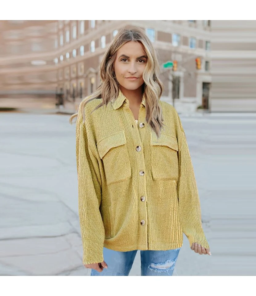 Women Solid Color Lapel Long Sleeve Cotton Linen Fashion Shirts Wholesale ST202679 6 Women Solid Color Lapel Long Sleeve Cotton Linen Fashion Shirts Wholesale ST202679 - Image 6