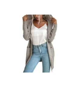 Hooded Knitted Sweater Cardigan Women Wholesale Jacket SW160334 -Women Clothing Sales Store ce9907a8 a16b 4aa3 8bb1 1b8810a61dd1 864629ED8637A1349B8C3FDF59C5A426