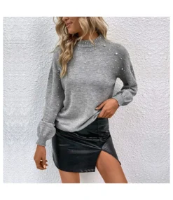 Long-Sleeve Solid Color Bead Pullover Loose Sweater Wholesale Womens Tops SSWN538205 -Women Clothing Sales Store d311b5e2 a604 471d a161 6e39cec1074a ab3178e4602091d3d2c15242ad69450d