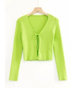Trendy Plain Lace-Up V-Neck Cropped Slim Fit Women'S Knit Tops Wholesale Cardigans SOUN532442 11 Trendy Plain Lace-Up V-Neck Cropped Slim Fit Women'S Knit Tops Wholesale Cardigans SOUN532442 -Women Clothing Sales Store d312b742 9c16 4c3c 8343 73277b993eeb 9d50a507b86e4ec7130f1bf21611e0fa
