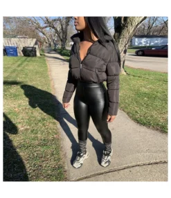 Fashion Standing Collar Long Sleeve Warm Short Down Jacket Wholesale Coats SOUN562145 -Women Clothing Sales Store d4498d6c 9ccd 4289 9d83 884f7f4c1b46 22e5fa891808de910e43826ff6bf03f8