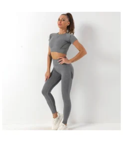 Running Fitness T Shirts & Leggings Workout Seamless Yoga Suits Wholesale Activewear Sets SON536702 -Women Clothing Sales Store d576ddb0 a24d 4203 bd91 1db61455337f O1CN01qmacdJ1HSIA71FMpM 2212655420756 0 cib