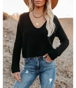 V-Neck Solid Color Plus Size Sweater For Women Wholesale SS180391 -Women Clothing Sales Store e0244c77 f53a 4430 ab52 6cabd0aa03a7 4D8FC9299969E7EE80095A78AC33EF09