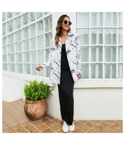 Fashion Single Breasted Lapel Long Sleeve Loose Casual Shirt Women Wholesale Blouse ST165486