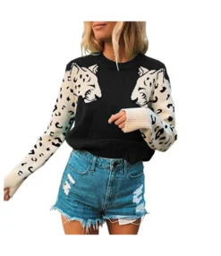 Casual Color-Blocking Print Tops Long Sleeve Loose Wholesale Sweater SSWN561050 -Women Clothing Sales Store eb66e05d 47e3 41d5 96b4 d1be8feb2c95 20ff5208653d613a27863c2cd56be61d