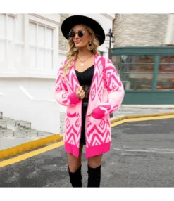 Knitted Mid-Length Coat Cardigan Pattern Wholesale Sweaters SOUN360631 -Women Clothing Sales Store ebbd2aa6 e470 4cb1 b035 f03f8d2d06fa 68d97c8a8e01c5eb7c6e375bc527e0a6