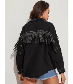 Rough Selvedge Casual Style Beaded Denim Coats & Jackets SW180659 -Women Clothing Sales Store f0746f68 6c18 4659 ab60 2933ae436861 290A64716BC1CA24A9A3F13E69C9373E