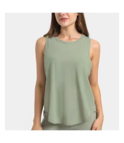 Fashion Yoga Tank Top Fitness Running Straps Quick-Drying Breathable Loose Sleeveless Solid Color Wholesale Womens Activewear STN560406