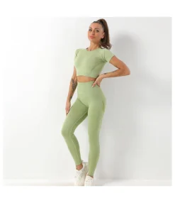 Running Fitness T Shirts & Leggings Workout Seamless Yoga Suits Wholesale Activewear Sets SON536702 -Women Clothing Sales Store f1d2ed1e f18b 4043 ae41 3e9734f6795b O1CN01PRcHcg1HSI9tSQYAs 2212655420756 0 cib