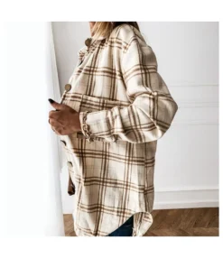 New Long Plaid Printed Cardigan Jacket ST120001 -Women Clothing Sales Store f2a8f1d2 d60d 4a65 bf54 c63d8eb46c57 152CA3A04B189BE87B9838C1B3F69B56