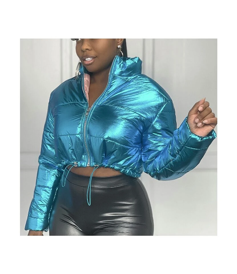 Wholesale Glossy Down Cotton Bread Coat For Women SOU200871 1 Wholesale Glossy Down Cotton Bread Coat For Women SOU200871