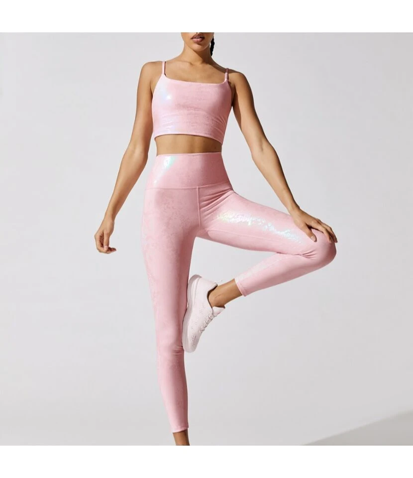 Women Plain Color Sports Crop Tops Yoga Pants Wholesale Two Piece Sets SON580303 1 Women Plain Color Sports Crop Tops Yoga Pants Wholesale Two Piece Sets SON580303