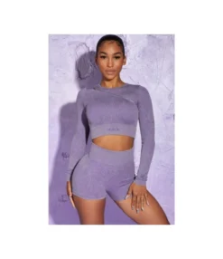 Zipper Long Sleeve Tops & Hip Lift Shorts Seamless Yoga Suits Wholesale Activewear Sets SON536532 -Women Clothing Sales Store f65dd208 6bb5 4491 b49b 7fac1b1ca061 78bdb7152da4079d275475ab93028366