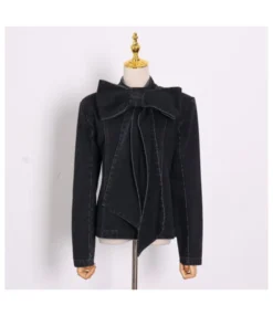 Fashion Big Bowknot Top Back Zipper Distressed Denim Shirts Wholesale Women Tops STN534893 -Women Clothing Sales Store f85c3b39 a886 4757 ae5c 2edfca56adf8 12dd84684aba3f7ba6879faf6b90d45f