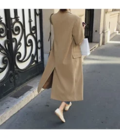 Solid Color Womens Long Jacket Wholesale Coats SOU95421 -Women Clothing Sales Store fad2c1b2 51a3 4e55 b133 9666e029b56e 66637f019a0e36a208f662dbea9076e8