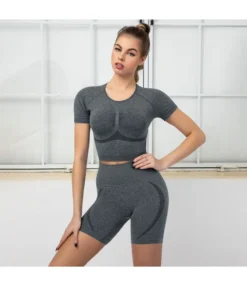 Women T Shirts & Shorts Workout Seamless Yoga Suits Wholesale Activewear Sets SON534396 -Women Clothing Sales Store fb8385c6 951c 438e 83ca 4939d996fa0a 7e68ebf42345592a8c48d0721ed30535