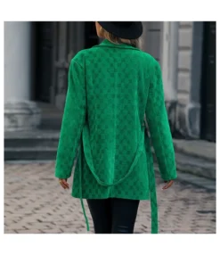 Fashion Lace-Up Checkerboard Jacket Corduroy Blazer Wholesale Womens Tops SOUN538385 -Women Clothing Sales Store ff85b7bc ada9 4fd8 9b9e 3249f0df930e 72fd6f894bc572a9063aa9be450e935c