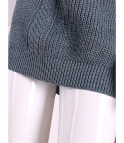 Trendy Lantern Sleeve Off Shoulder Knit Sweater Wholesale SS030682 -Women Clothing Sales Store img 3822 1